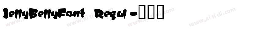 JellyBellyFont Regul字体转换